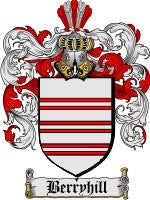 Berryhill coat of arms family crest download