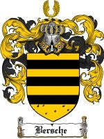 Bersche coat of arms family crest download