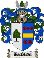 Bertelsen coat of arms family crest download