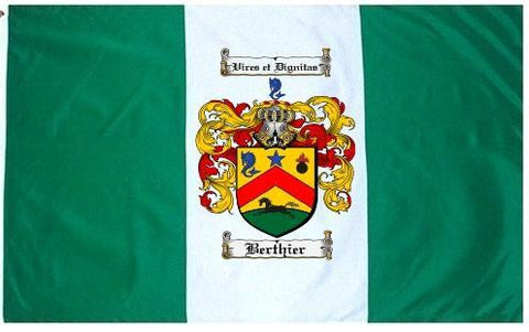 Berthier family crest coat of arms flag