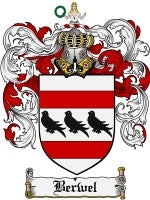 Berwel coat of arms family crest download
