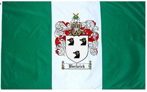 Berwick family crest coat of arms flag