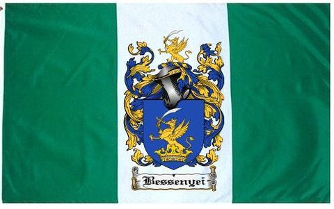 Bessenyei family crest coat of arms flag