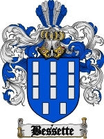 Bessette coat of arms family crest download
