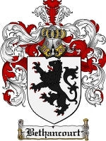 Bethancourt family crest coat of arms emailed to you within 24 hours ...