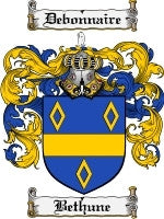 Bethune coat of arms family crest download