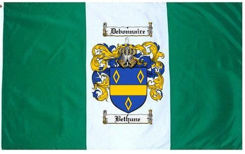 Bethune family crest coat of arms flag