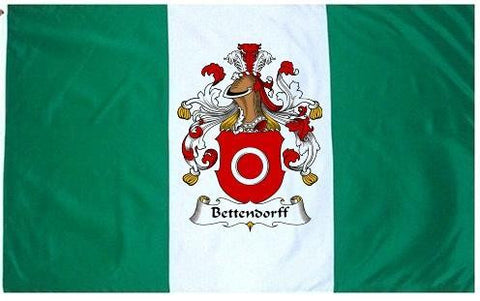 Bettendorff family crest coat of arms flag