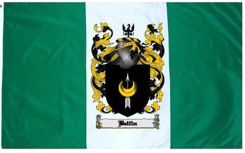 Bettin family crest coat of arms flag