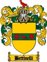 Bettinelli coat of arms family crest download