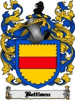 Bettison coat of arms family crest download