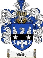 Betty coat of arms family crest download