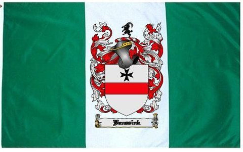 Beussink family crest coat of arms flag