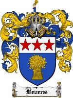 Bevens coat of arms family crest download