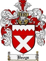 Bevys coat of arms family crest download