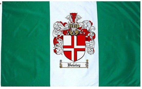 Bewley family crest coat of arms flag