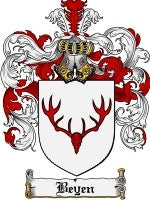 Beyen coat of arms family crest download