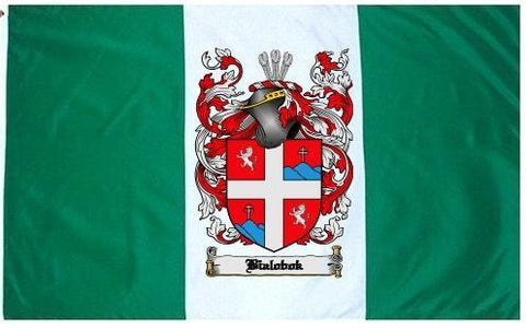 Bialobok family crest coat of arms flag