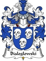 Bialoglowski coat of arms family crest download