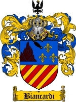 Biancardi coat of arms family crest download