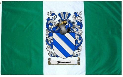 Bianconi family crest coat of arms flag