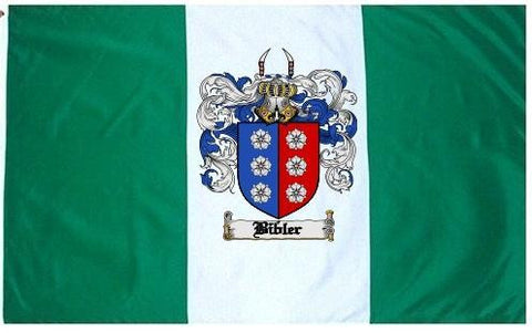 Bibler family crest coat of arms flag