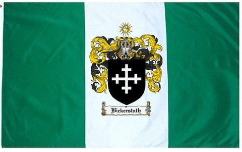 Bickerstath family crest coat of arms flag
