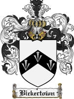 Bickertown coat of arms family crest download