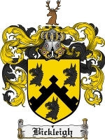 Bickleigh coat of arms family crest download