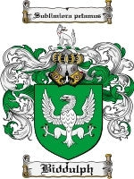 Biddulph coat of arms family crest download