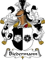 Biedermann coat of arms family crest download