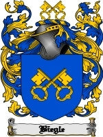 Biegle coat of arms family crest download
