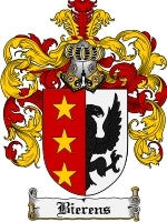 Bierens coat of arms family crest download
