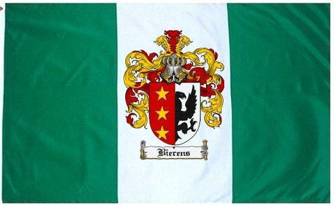 Bierens family crest coat of arms flag