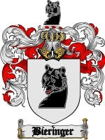 Bieringer coat of arms family crest download