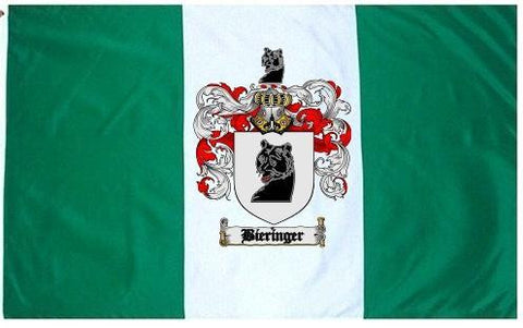 Bieringer family crest coat of arms flag