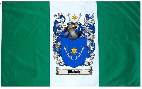 Bietsch family crest coat of arms flag