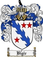 Bigir coat of arms family crest download