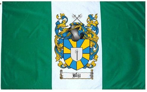 Bijl family crest coat of arms flag