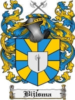 Bijlsma coat of arms family crest download