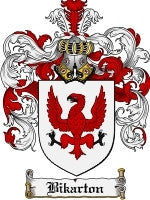 Bikarton coat of arms family crest download