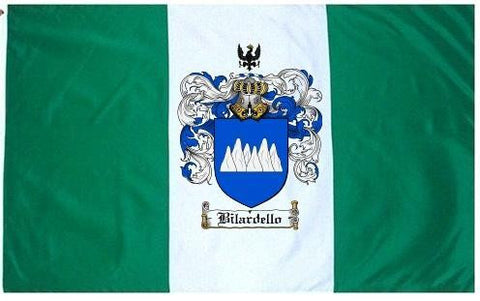 Bilardello family crest coat of arms flag