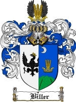 Biller coat of arms family crest download