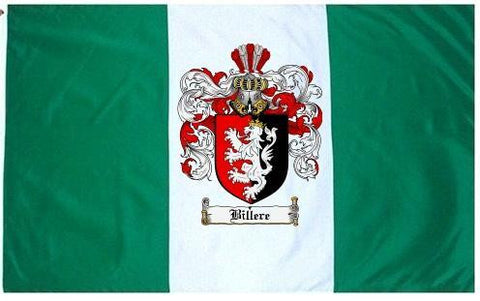 Billere family crest coat of arms flag