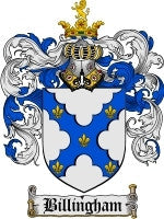 Billingham coat of arms family crest download
