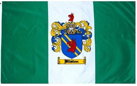 Bilston family crest coat of arms flag