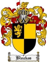 Binckes coat of arms family crest download