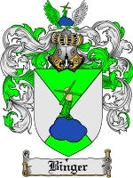 Binger coat of arms family crest download