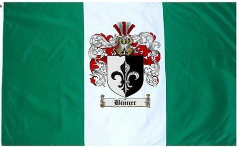 Binner family crest coat of arms flag