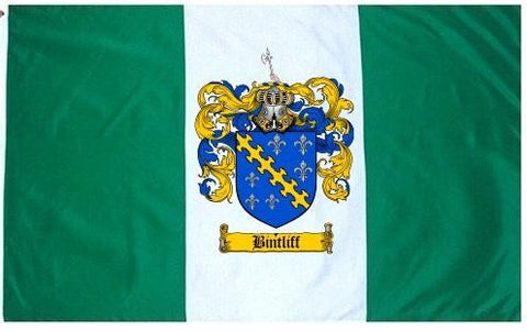 Bintliff family crest coat of arms flag